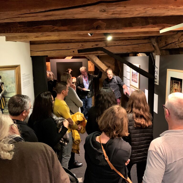 Visite au Musée suisse de l'appareil photographique.