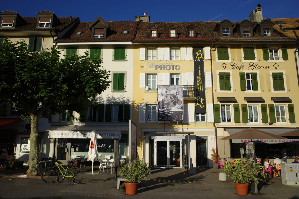 Façade du Musée suisse de l'appareil photographique à Vevey.